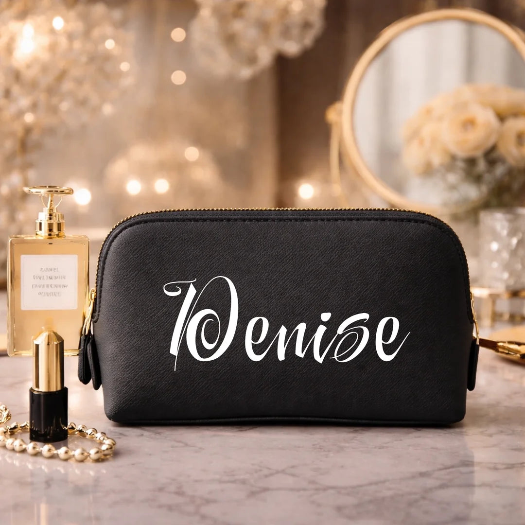 personalisierte Kosmetiktasche, Schminktasche mit Namen