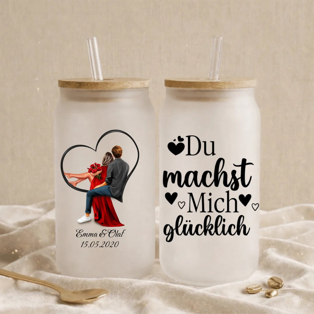 Trinkglas personalisiert - Liebe