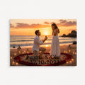 Hochzeit Verlobung - Personalisierte Poster