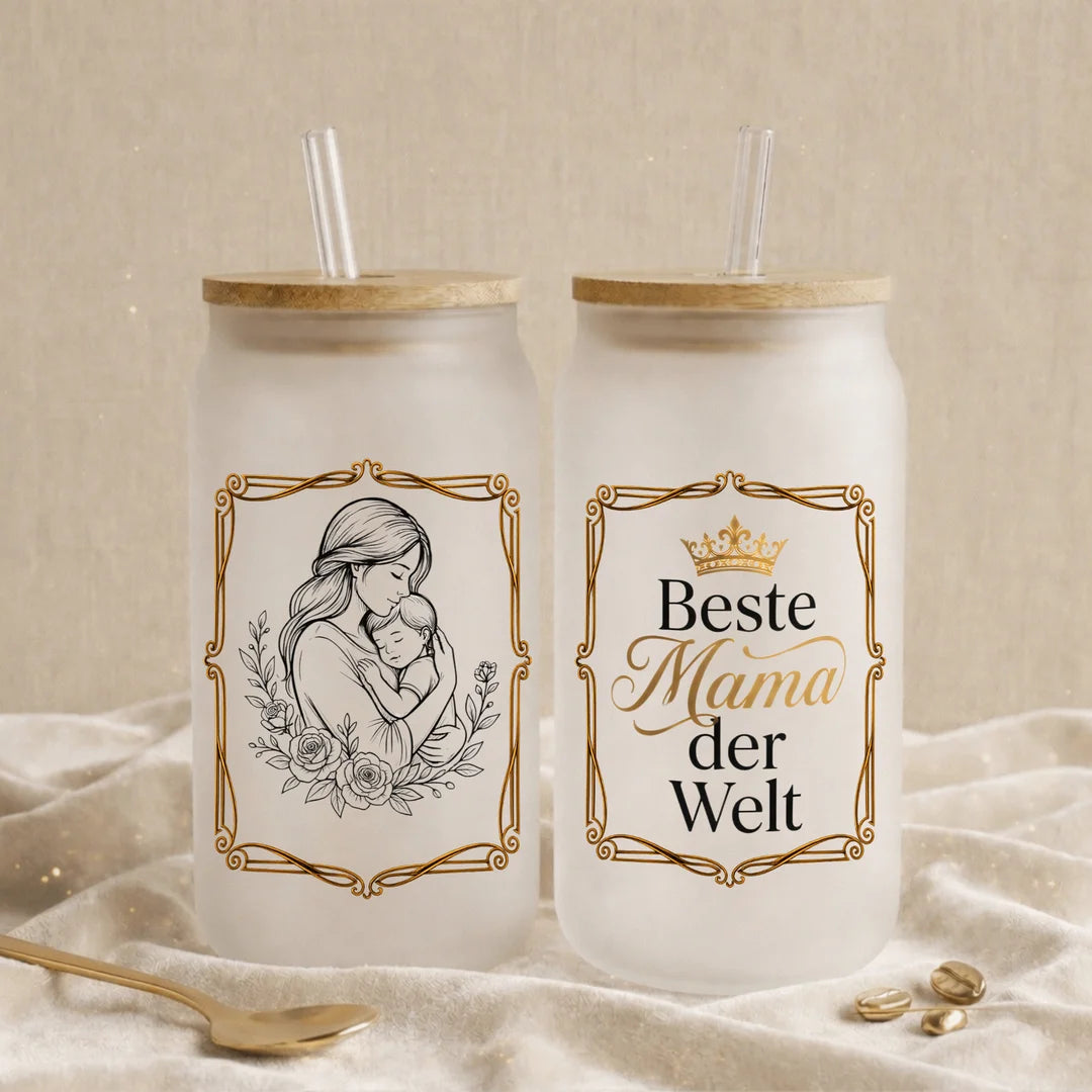 Muttertag Premium Personalisierte Trinkglas
