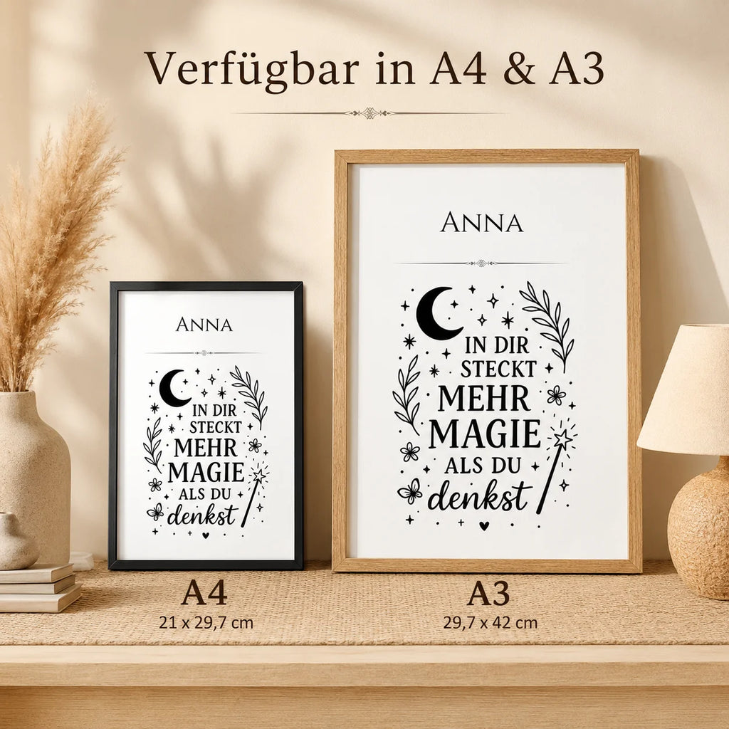 Personalisiertes Mutmacher-Poster erhältlich in DIN A4 und DIN A3