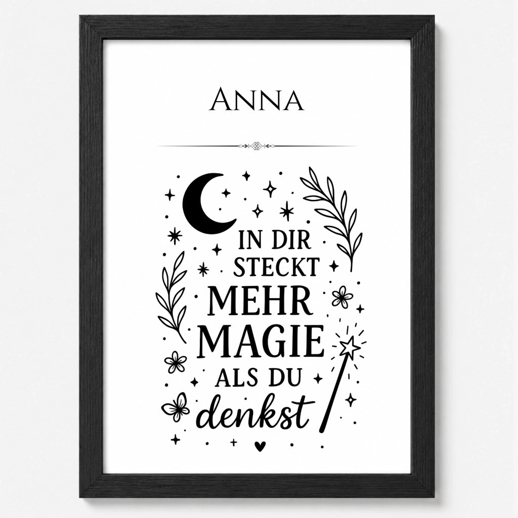 Poster Rahmenfarbe Schwarz