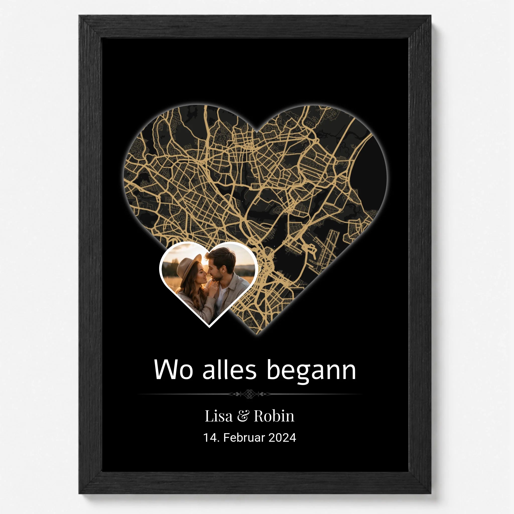 Poster Rahmenfarbe Schwarz