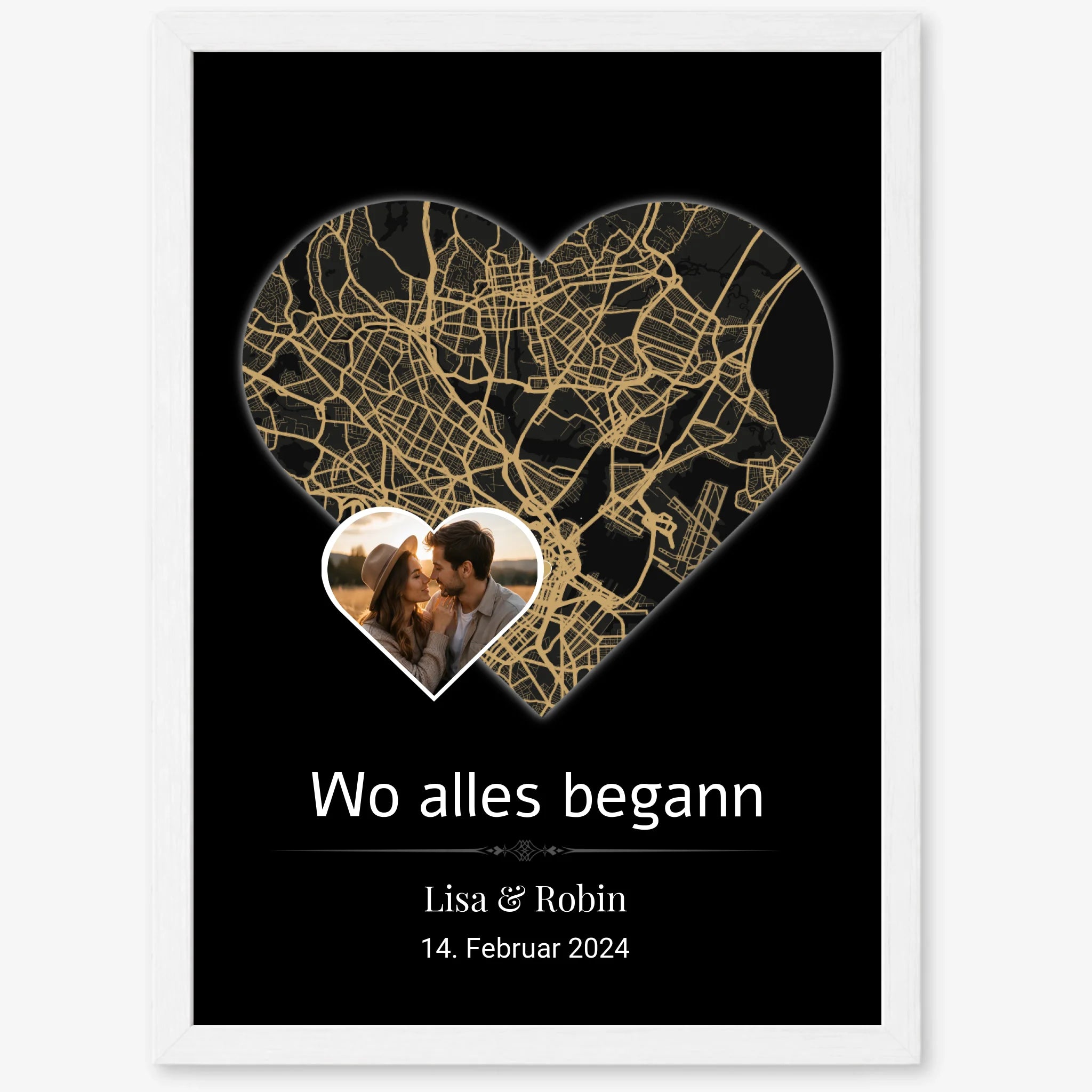 Poster Rahmenfarbe Weiß